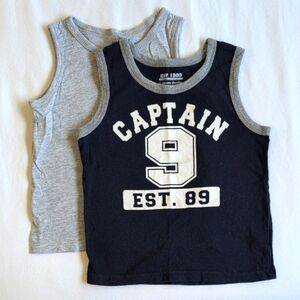 H&M // children's place 2-pack cotton summer tank top bundle lot 24 months baby